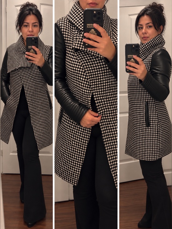 RUDSAK Jackets & Blazers - RUDSAK TAPLIN WOMEN'S WOOL COAT WITH LEATHER SLEEVES! Brandnew tag attached 695$